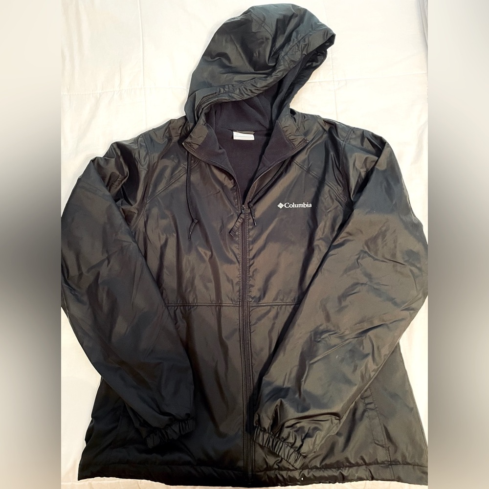 NWOT Columbia Rain Jacket - Black